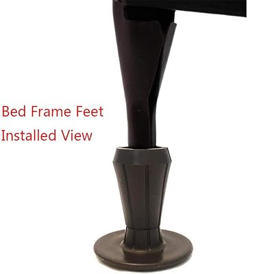 Buy Replacement Bed Frame Feet 2 Piece Steel Stem Plastic Bed Frame Glide Legs To Replace Wheels Set Of 6 Online In Indonesia B07x9cc7gs