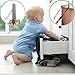 Baby Safety Anti-Tip Straps for Flat Screen TVs and Furniture - Metal Plates only, Heavy Duty straps, No Plastic Parts, Step by Step Instructions