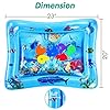 VATOS Tummy Time Water Mat Inflatable Baby Water Play Mat for Kids Perfect Sensory Toys for Baby Early Development…