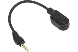 Diyeeni Mic Replacement Fits for Hyper X Cloud III Wired/Wireless Gaming Headphone, Detachable Flexible Noise Canceling Micro