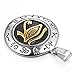 MENDINO Mens Stainless Steel Pendant Necklace Eygptian Eye of Horus Gold Tone with a 22 inch Chain