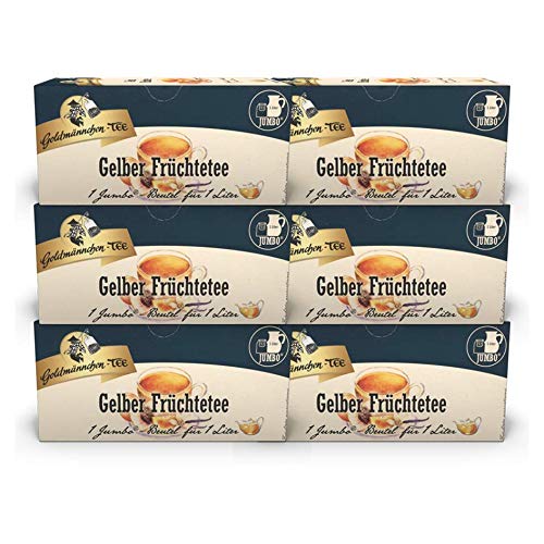 Goldmännchen-TEE JUMBO Gelbe Früchte 6er Pack