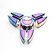 Teclan Fidget Spinner, Tri Fidget Hand Spinner, Ultra Fast Bearings Fidget Toys, Great Gift for ADD, ADHD, Anxiety and Autism Adult Children, Aluminum Alloy, Rainbow Color, US Seller in USA