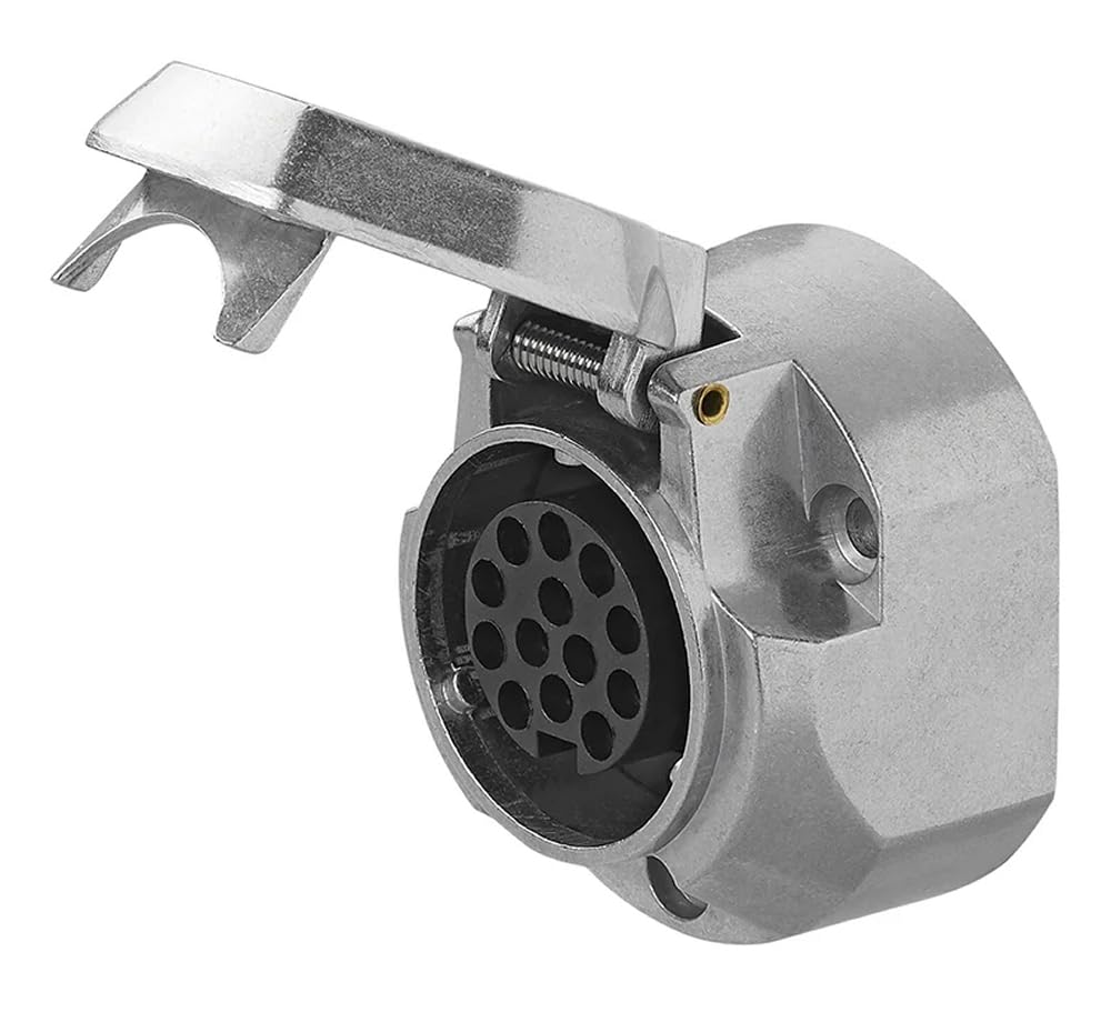 socket 13-pole steel Jaeger silver