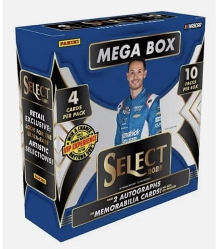 Amazon.com: 2025 Panini Select NASCAR Racing Hobby Trading Card Box (2  Autographs per Box!) : Sports & Outdoors
