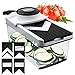 Adjustable Mandoline Slicer Vegetable Slicer - Godmorn 5 V Blades - V Slicer Veggie Slicer Mandoline Food Slicer - Mandoline Cutter Vegetable Cutter - Grater & Julienne Slicer