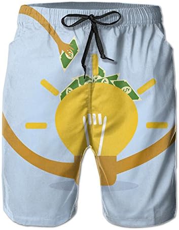 Cartoon Bulb Adult Shorts For Men