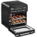 GoWISE USA GW44803 Ultra 12.7-Quart Electric Air Fryer Oven with Rotisserie and Dehydrator + 11 Accessories and 50 Recipes, Black
