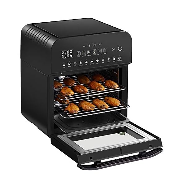 GoWISE USA Deluxe 12.7-Quarts 15-in-1 Electric Air Fryer Oven w