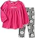 Calvin Klein Baby Velour 2 Piece Tunic/Leggings Set, Pink, 12 Months