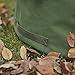 GearTaker Bulk Bags Canvas Garden Waste Bags Reusable and Collapsible Lawn Leaf Container 33 Gallons Super Sack with Handles (Army Green)