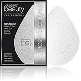 Oleavine All Natural Konjac Sponge - Original Pure White - Gentle Exfoliating Facial Sponge
