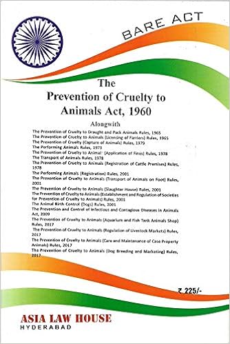 Buy The Prevention Of Cruelty To Animals Act 1960 Book Online At Low Prices In India The Prevention Of Cruelty To Animals Act 1960 Reviews Ratings Amazon In