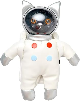 Amazon パスケース 定期入れ レディース かわいい 小銭入れ パスケース リール付き 宇宙服 猫 ネコ ギャラクシー 宇宙飛行士 おもしろ キッズ 女の子 男の子 シューズ バッグ