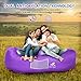 Inflatable Lounger Air Sofa Hammock – Portable Anti-Air Leaking & Waterproof Pouch Couch and Beach Chair Camping Accessories for Parties, Travel, Camping, Picnics, Poolthumb 4
