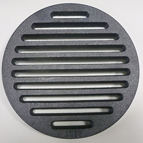 Grille En Fonte Ronde 21,5cm - Pour Poêle à Bois Ou Barbecue - Fabriqué En UE - 1,7kg