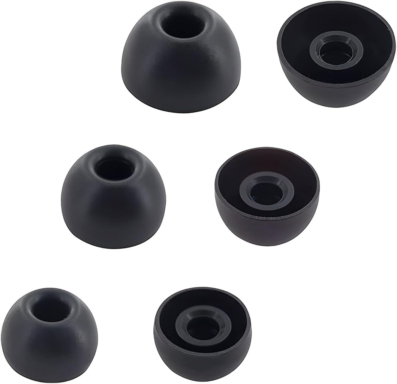 Aiivioll 6pcs Silicone Ear Tips for Beats Fit Pro/Studio Buds In Ear Tips Eartips Replacement Buds S/M/L（Black） — image 1