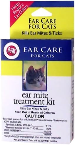 Phillips Food Supply GIMBORN 731029 R-7 Ear Mite Kit for Cats, 2-Ounce