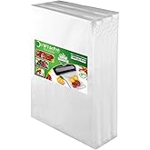 WVacFre Large 100 Gallon Size11x20Inch 4mil Vacuum Sealer Bags with Commercial Grade,BPA Free,Heavy Duty,Great for Food Vac Storage or Sous Vide Cooking