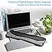 TXEsign Premium Felt Mesh Protection Sleeve Case for Apple Magic Keyboard with Numeric Keypad & Apple Pen and Microsoft Surface Keyboard & Surface Pen