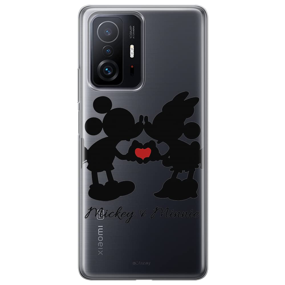 ERT GROUP mobile phone case for Xiaomi 11T 5G / 11T PRO 5G original and officially Licensed Disney pattern Mickey & Minnie 003 optimally adapted to the shape of the mobile phone, partially transparent
