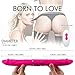 Vibrating Double-Ended Dildos with 9X9 Vibrations for Women Vaginal G-spot and Anal Play, Wireless Remote Dual Motors Rechargeable Realistic Penis Massager Adult Sex Toy for Lesbian Couples (Pink)