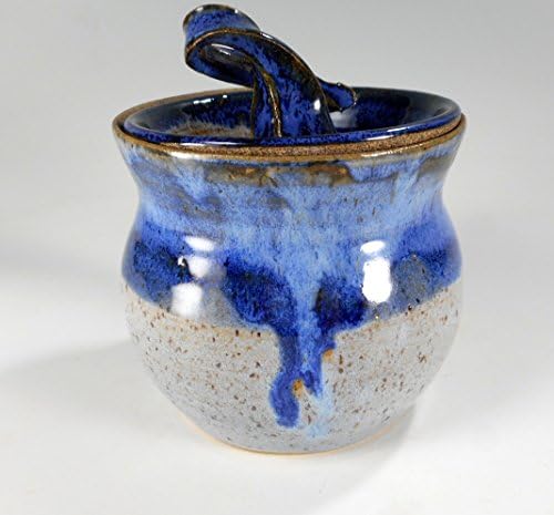 Ceramic sugar bowl salt cellar jar, tea bag storage