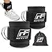 RitFit Padded Ankle Strap for Cable Machine, Strong Hook and Loop.Reinforced Double D-Ring, Adjustable Comfort fit Neoprene - Premium Ankle Cuffs to Enhance Workouts (Double D-Ring)