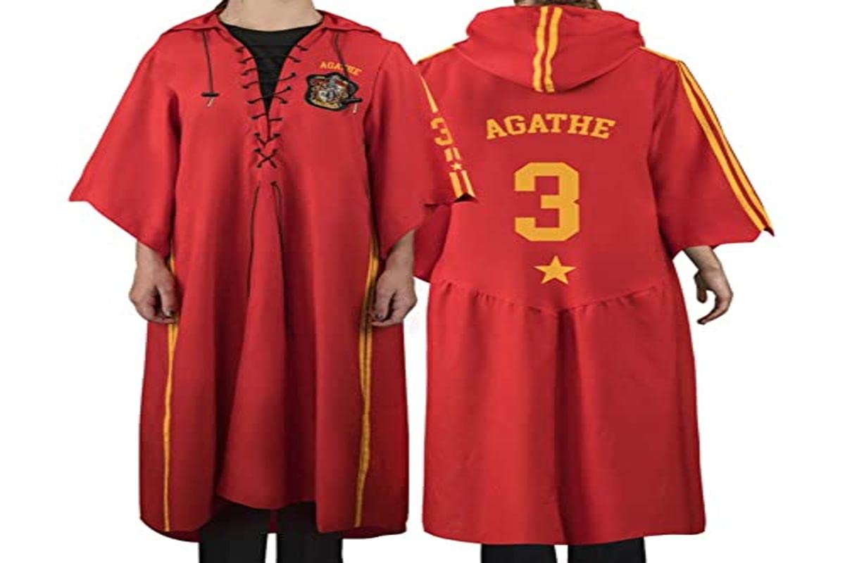 Cinereplicas - Harry Potter - Gryffindor Quidditch Robe - Personalized - Authentic Official Tailored - Size L