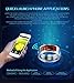 Alotm NFC Smart Ring Waterproof Intelligent Magic Smart Ring for NFC Electronics Mobile Phone Android Smartphone Wearable Magic Rings - Size 6/7/8/9/10/11/12 (Black, Size 12)