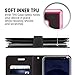 GOOSPERY Mansoor Wallet for Samsung Galaxy S9 Plus Case (2018) Double Sided Card Holder Flip Cover - Black