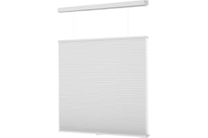 MYshade Top Down Bottom Up（TDBU） Cellular Shades, 1.5 inch Cordless Light Filtering Privacy Light Control Sheer & Room Darkening Honeycomb Blinds for Home Bedroom Office, 29" W x 72" H, White