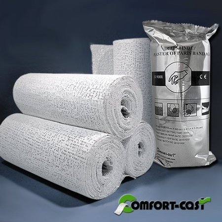 10 x Premium Gipsbinden 15 cm x 300 cm von Comfort-Cast Gipsbinde 10 Stück 15cm x 3 m 10 Rollen = 30 Meter – Bild 2