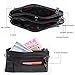 Small Crossbody Purse Leather Wristlet Wallet Women Clutch Handbag Multi Pocket Cell Phone Bag for iPhone X 8 7 Plus 6S/6 5S 5C Samsung Galaxy S8+ S7 S6 Edge S5 Katloo (Black)