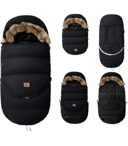 Momcozy Warmmuffs Kinderwagen-Handschuhe – Universelle Fäustlinge, Wasserdicht, Verstellbar – Für Kinderwagen, Einkaufswagen & Golf