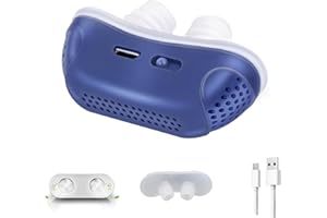 BENNGNLE Anti Snoring Devices, Snoring Solution, Double Vortex air Supply Technology Snoring Solution, Adjustable & Breathable, Suitable for bedrooms, high Speed Trains, Aeroplanes, etc.