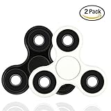 YGJ 2 Pack Spinner Fidget Toys Hand Rotor High Speed stainless steel Bearings 2-7 Minutes Rotation No noise No jitter EDC Focus Toy For Killing Time