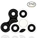 YGJ 2 Pack Spinner Fidget Toys Hand Rotor High Speed stainless steel Bearings 2-7 Minutes Rotation No noise No jitter EDC Focus Toy For Killing Time