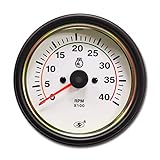MOTOR METER RACING Universal Tachometer for Alternator 3-3/8