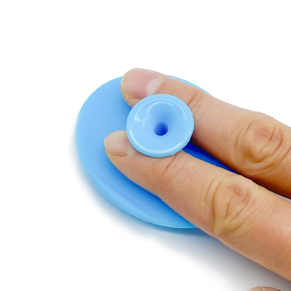 Silicone Manual Facial Cleansing Brush, Face Scrubber with Handle for Men Women Exfoliating Dead Skin Manual 5-Pack: Beauty