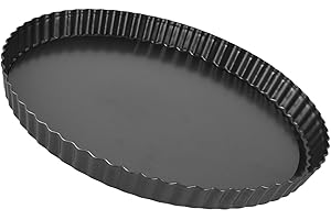 Tart Pan, Quiche Pan with Removable Bottom Non Stick Tart Quiche Pan Carbon Steel Dessert Baking Dish Pie Plate Mold Baking P