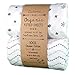 Luvberries 100% Organic Cotton Crib Sheets (Set of 2) for The Baby Bjorn Travel Crib, Baby and Toddler, Fitted Crib Sheets, for Boys & Girls (Grey and White)