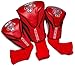 Team Golf NCAA Wisconsin Badgers Contour Golf Club Headcovers (3 Count) Numbered 1, 3, & X, Fits Oversized Drivers, Utility, Rescue & Fairway Clubs, Velour lined for Extra Club Protection