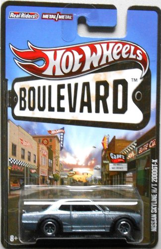 Silver NISSAN SKYLINE H/T 2000GT-X Hot Wheels Boulevard Series 1:64 Scale Collectible Die Cast Car