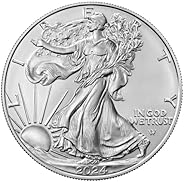 2024 - American Silver Eagle .999 Fine Silver with Our Certificate of Authenticity Dollar US Mint Uncirculated