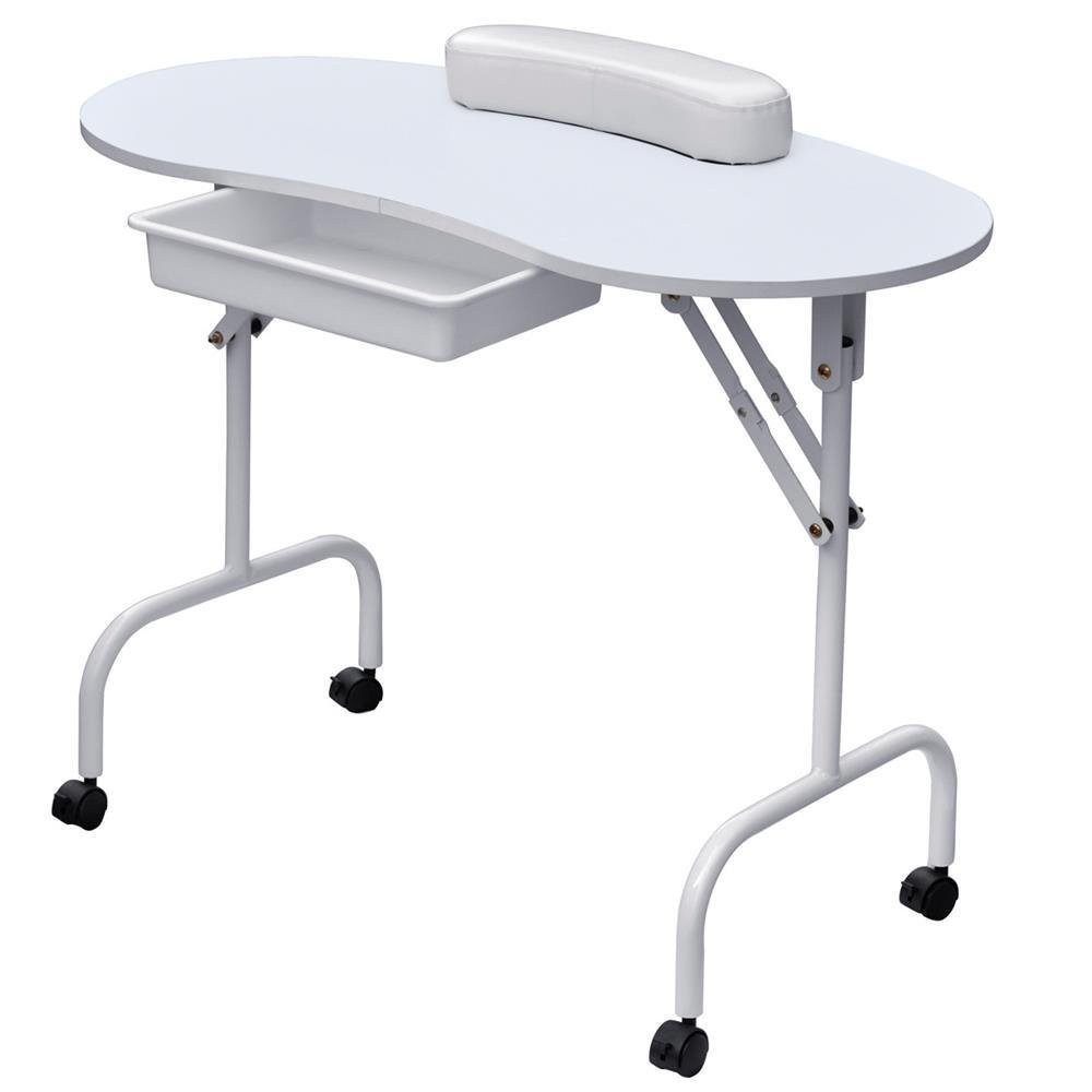Gotobuy Portable Manicure Table with Soft Wrist Cushion