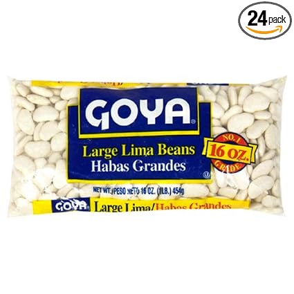 Goya large lima beans, Dry 16oz (041331024815)