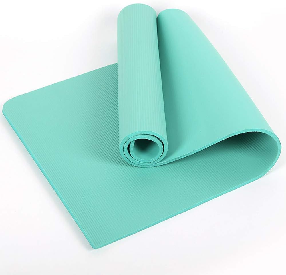 Meet World Yoga Mat Material NBR, Closed Cell Foam Fitness Yoga Mat, 15 mm High Elastic Anti