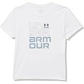 Under Armour Girls Tech Split Wordmark Short Sleeve T Shirt