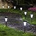 Twinkle Star Solar Path Lights Solar Garden Lights Outdoor LED Solar Landscape Lights Outdoor Garden Lights (8 Pack)